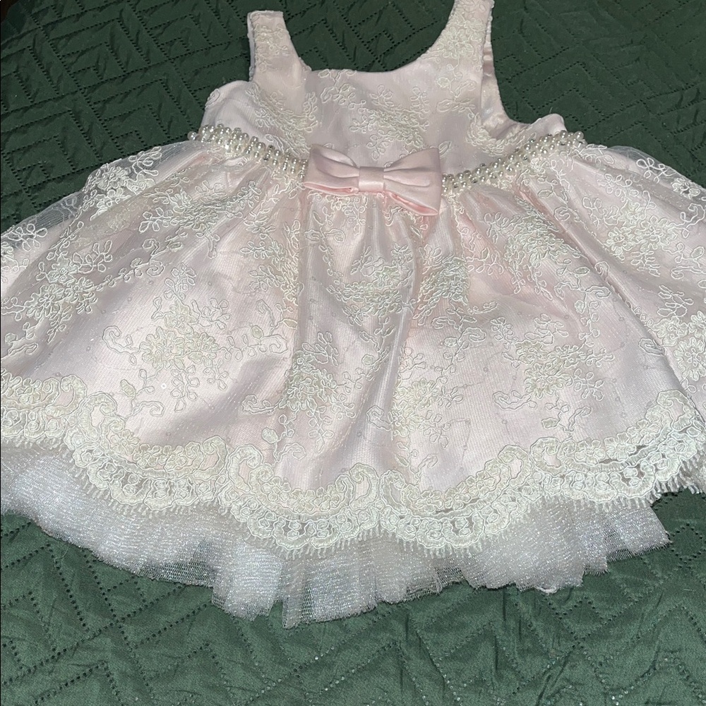 American Princess Blush Satin Dress
